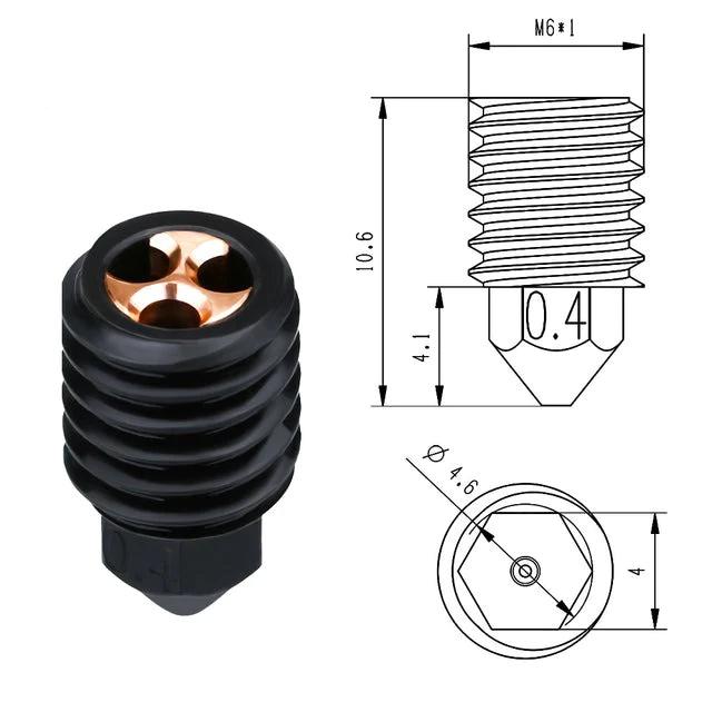 CHT Hardened Steel High Flow Extruder Nozzles For Upgraded Bambulab Hotend P1P X1C X1 in Pakistan_8.jpg