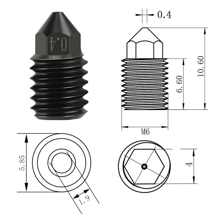 Hardened Steel Nozzle for Bambu Lab Carbon X1 & P1S in Pakistan_7.jpg