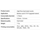 Hardened Steel Nozzle for Bambu Lab Carbon X1 & P1S in Pakistan_9.jpg