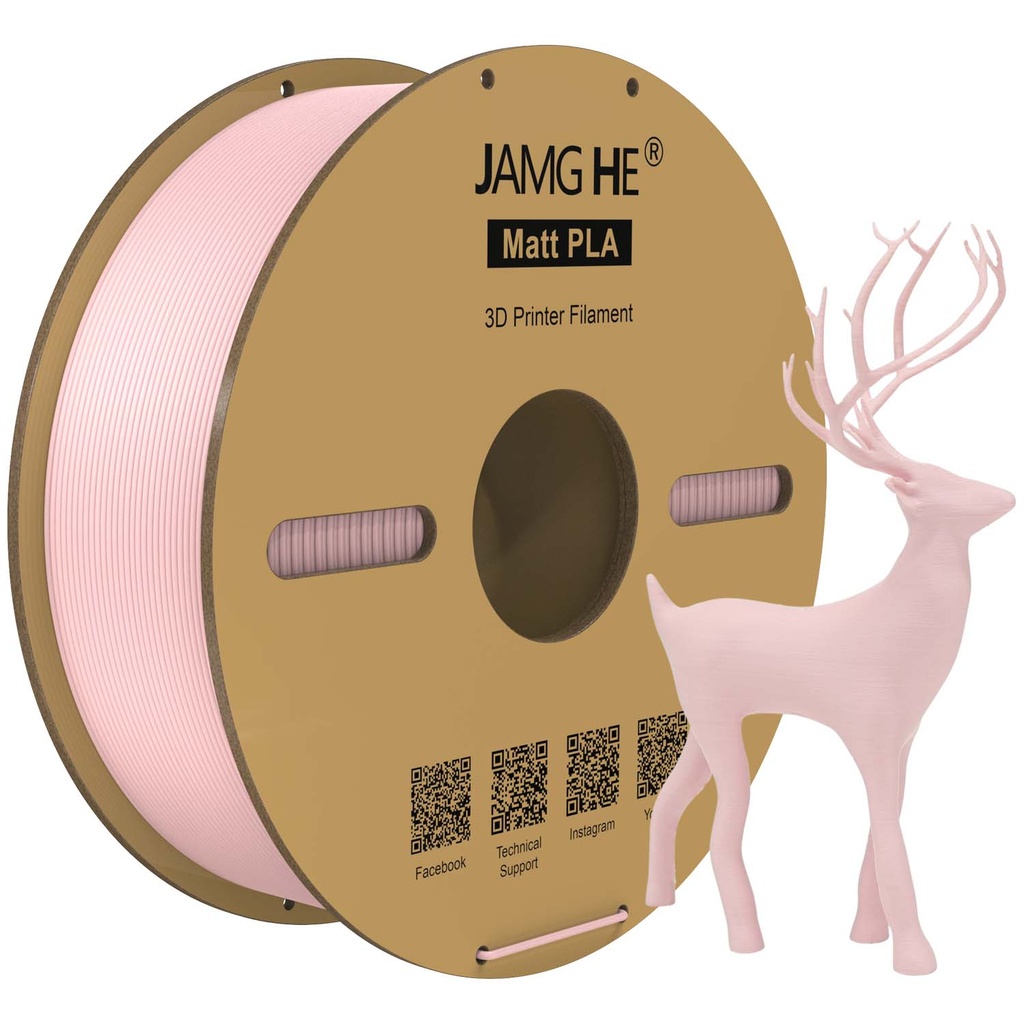 JAMG HE Matt PLA 3D Printer Filament 1.75mm 1kg Roll