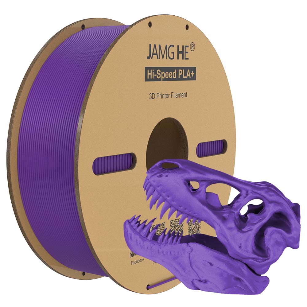 JAMG HE Hi-Speed PLA PLUS 3D Printer Filament 1.75mm 1kg Roll  