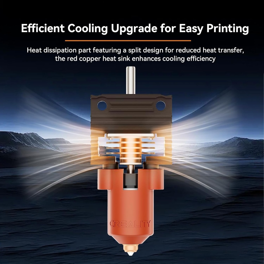 K1 Series Ceramic Heating Block Kit, 3D Printers Hotend with Integrated Quick-Swap Nozzle