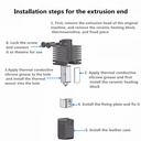 Upgraded 2.0 Hotend With Nozzle for Bambu Lab X1/P1 Series