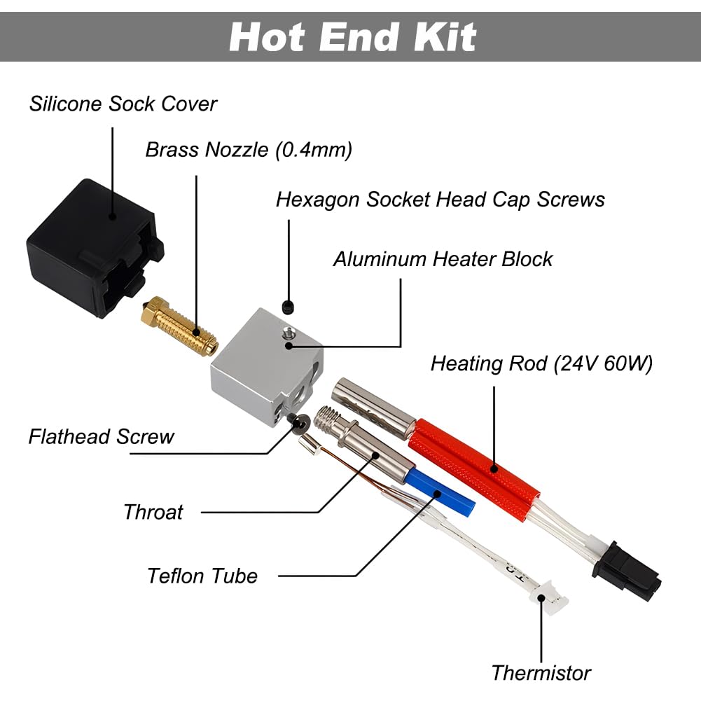 Hotend Kit For Kobra 2/Kobra 2 Plus/2 Max/2 Neo/2 Pro