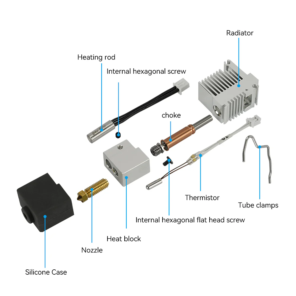 Thermistor and Heating Tube for Kobra 3 Combo in Pakistan