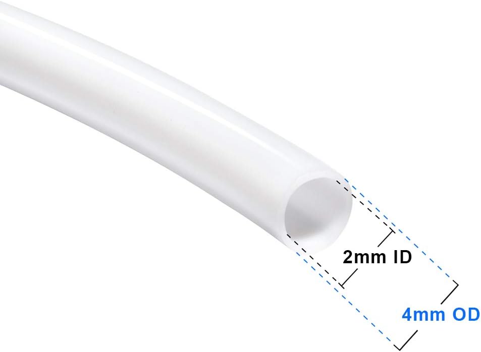 PTFE Teflon Tube for 3D Printer in Pakistan ( 2mm Inner x 4mm Outer ) Diameter