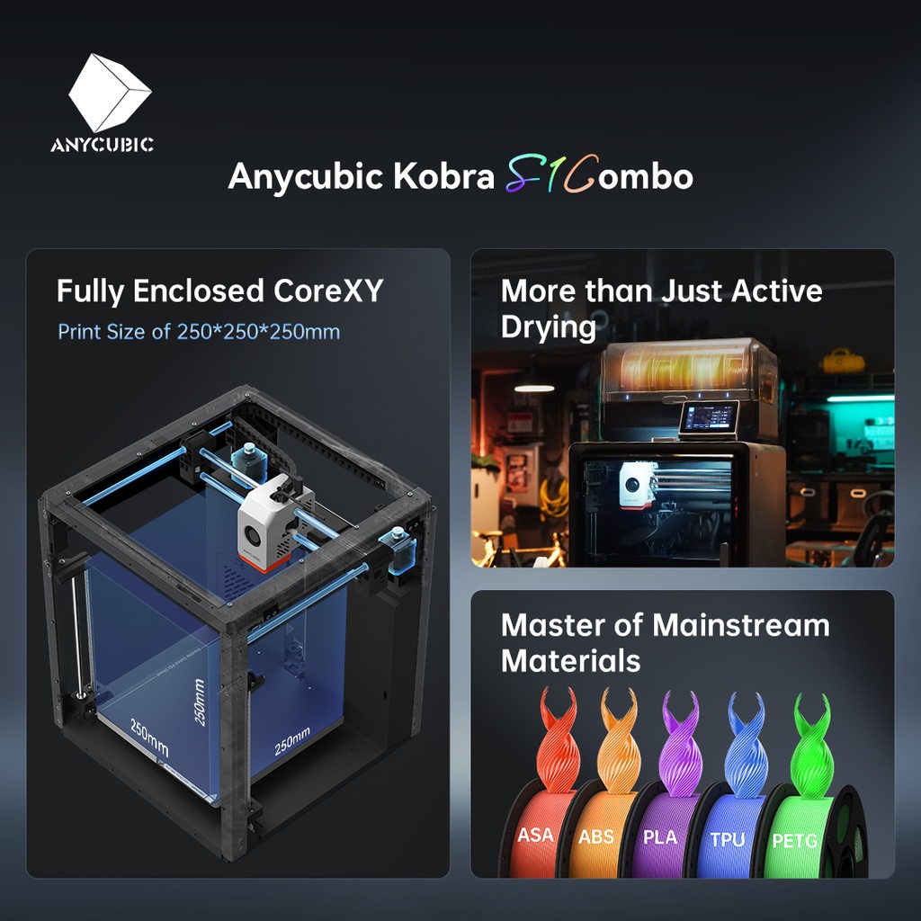 Anycubic S1 Combo 3D Printer in Pakistan