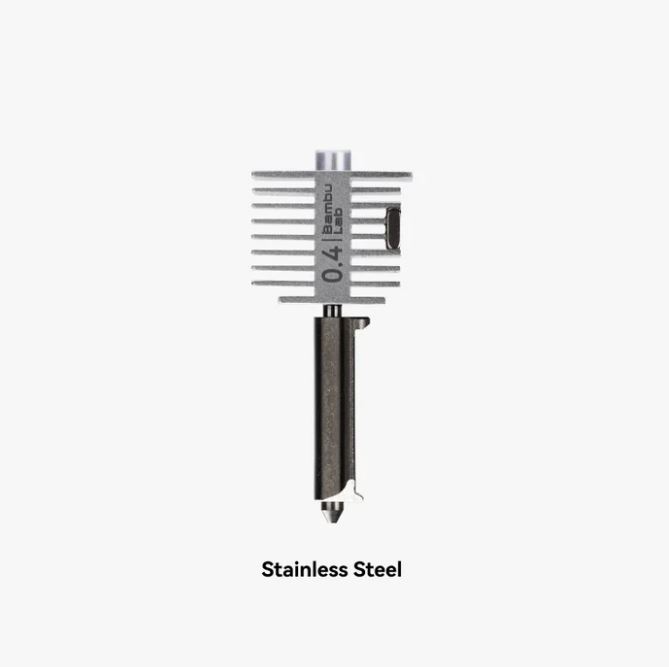 Hotend with Stainless Steel Nozzle-0.4 mm - A1 Series