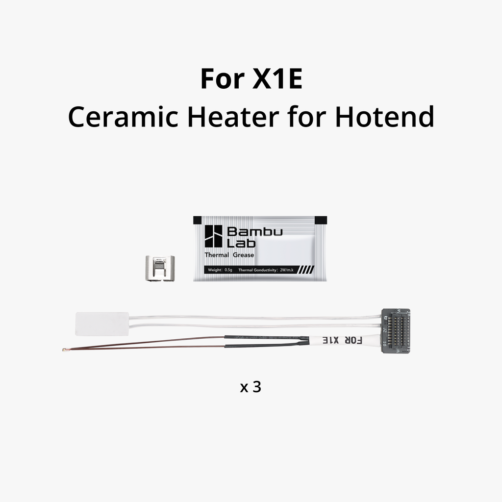 Ceramic Heater For Hotend - X1E