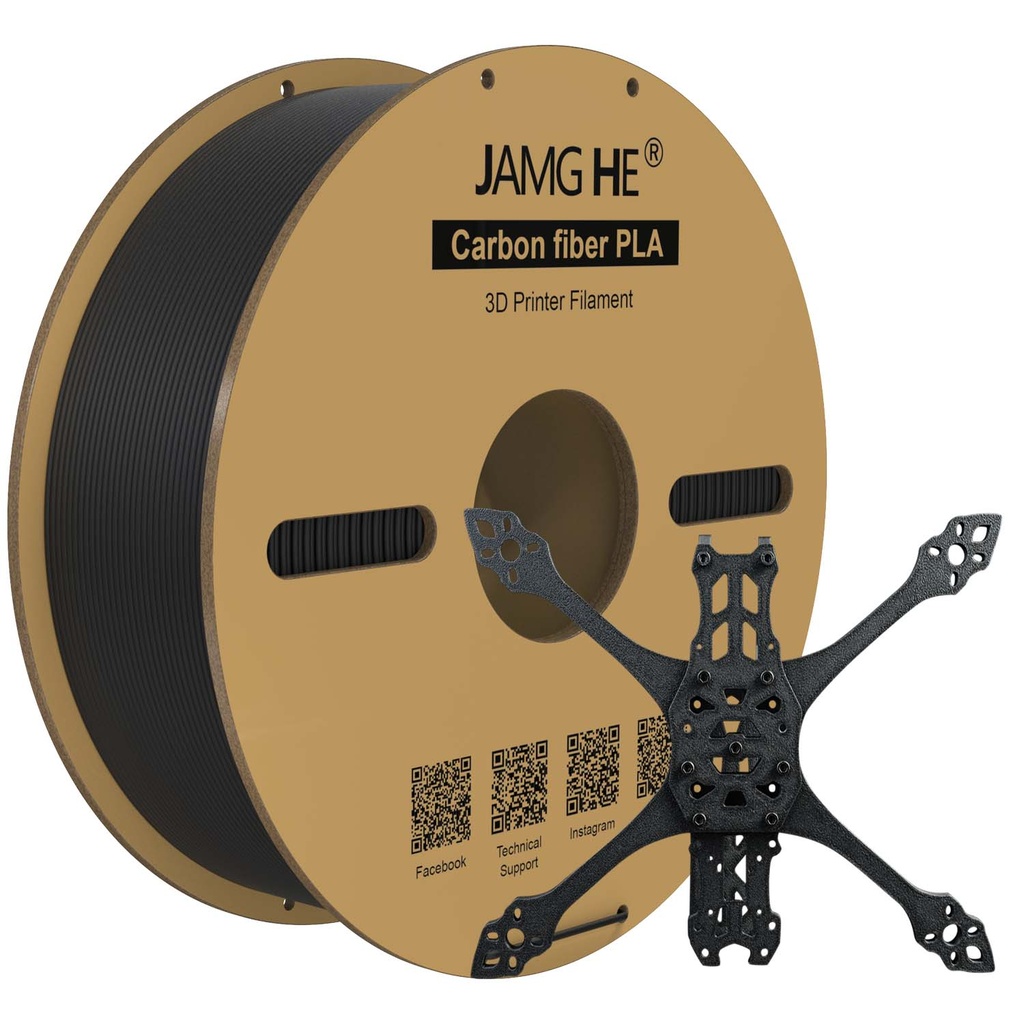 Jamg HE PLA Carbon Fiber 3D Printer Filament 1.75mm, 1kg in Pakistan