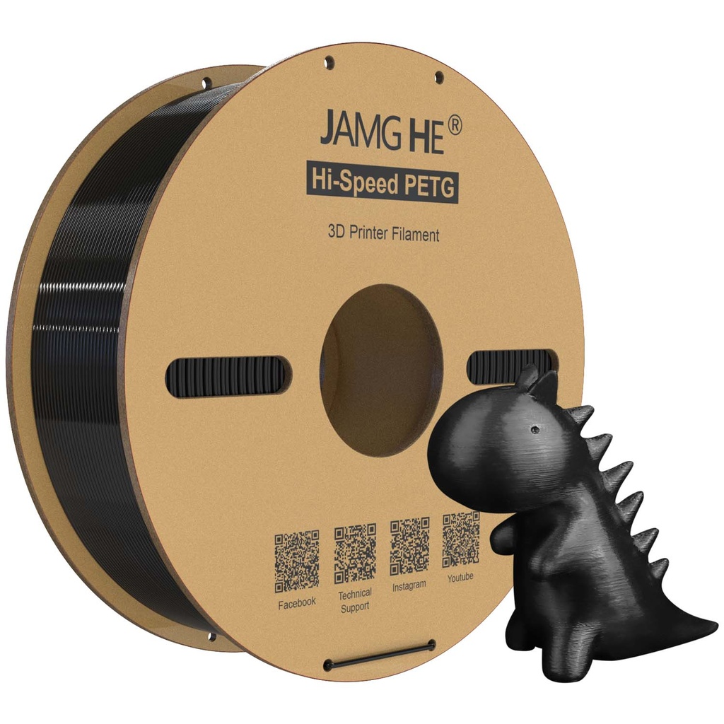 JAMG HE Hyper PETG 3D Printer Filament 1.75mm 1kg Roll