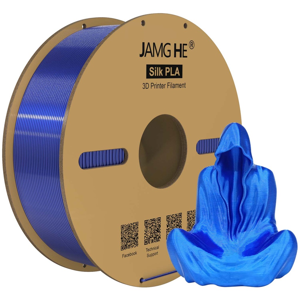 JAMG HE Silk PLA 3D Printer Filament 1.75mm 1kg Roll