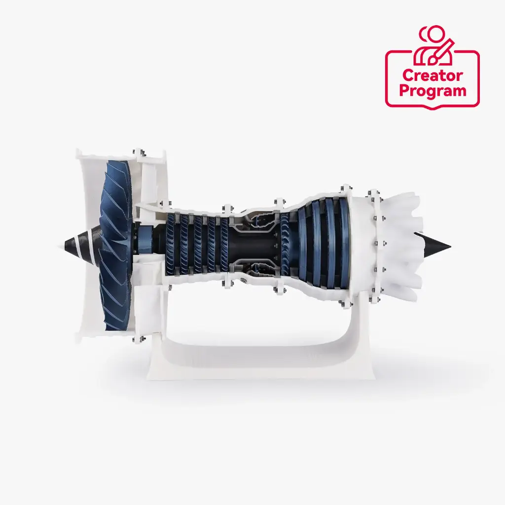 Jet Engine Model Components Kit-006