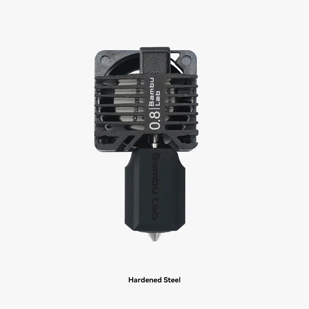 Hotend with hardened steel nozzle-0.8 mm