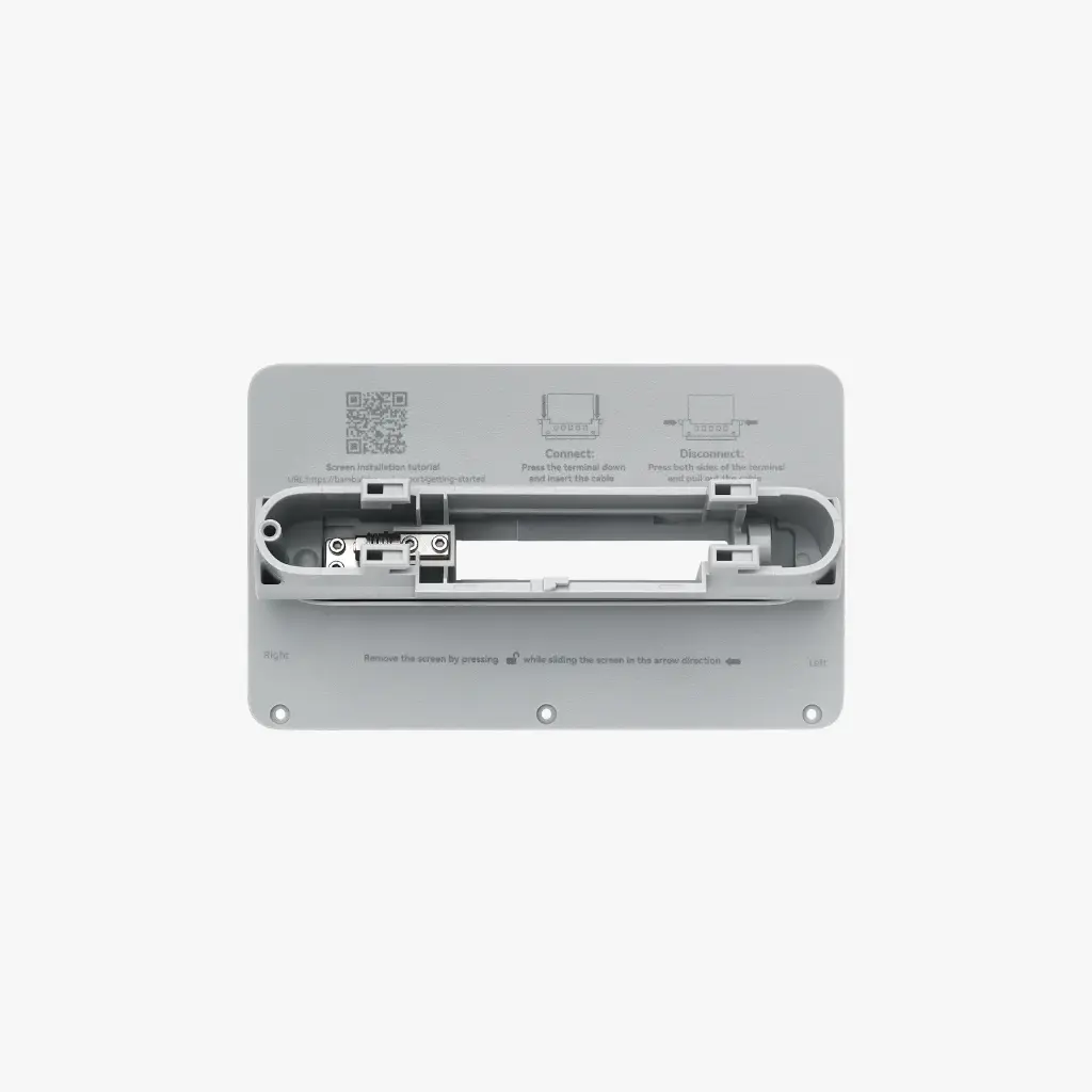 X1C Display Rear Housing with Hinge