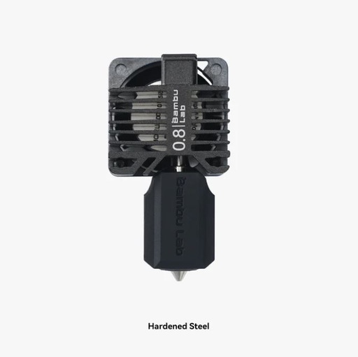 [FAH014] Bambu Lab X1E Complete hotend assembly with hardened steel nozzle -0.8