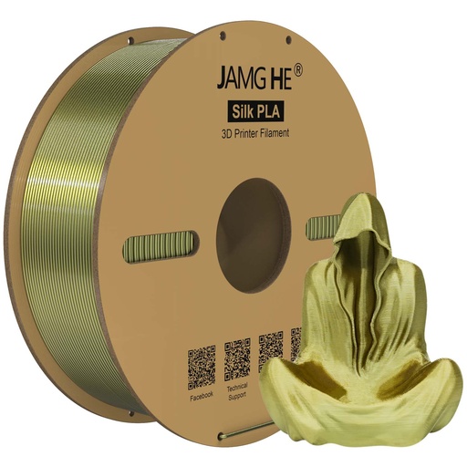 JAMG HE Silk PLA 3D Printer Filament 1.75mm 1kg Roll in Pakistan