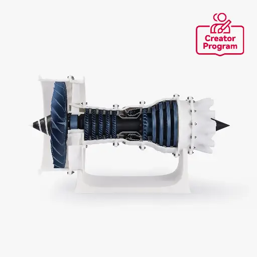 [MH006] Jet Engine Model Components Kit-006