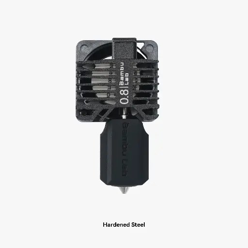 Hotend with hardened steel nozzle-0.8 mm