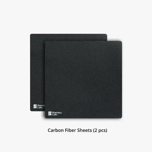 [FAP017] Bambu Lab 3D Effect Carbon Fiber Sheets (2 Pcs)