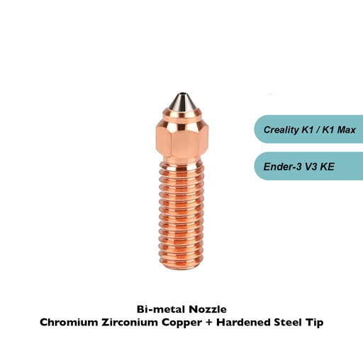 [CR-NZ-K1-HT-04] Creality K1 /K1 Max  Bimetal nozzle in Pakistan